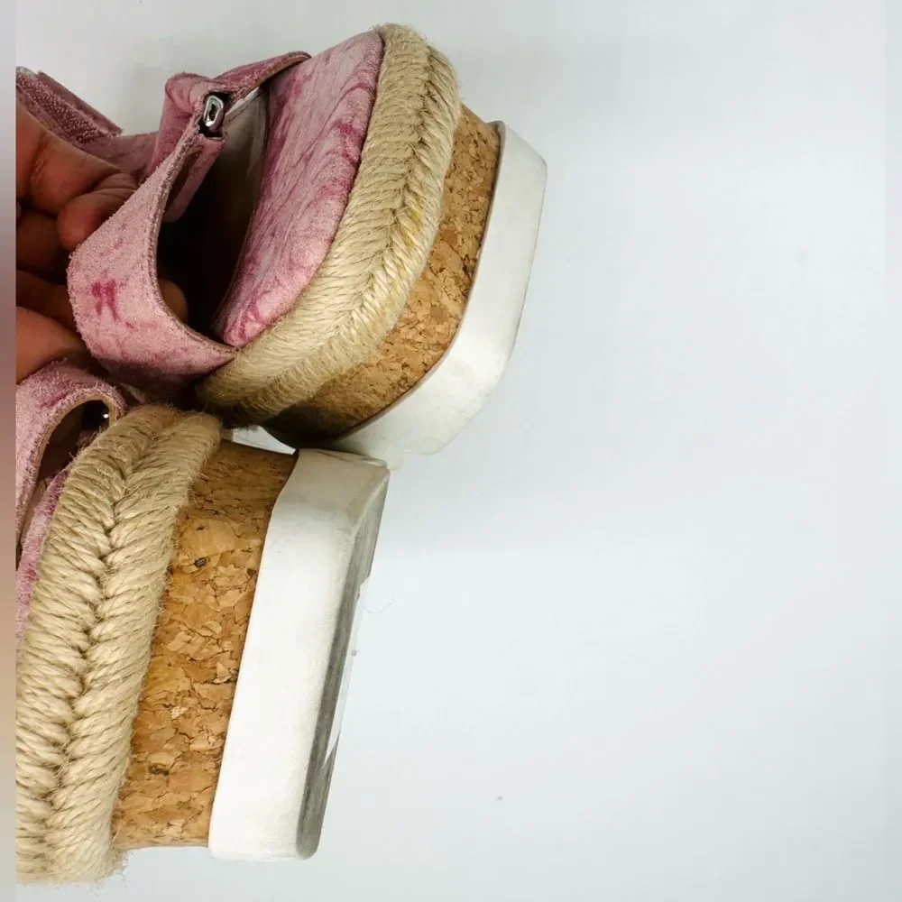 Marc Fisher Pink Strappy Sandals